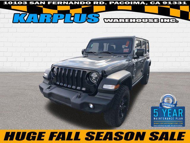 used 2020 Jeep Wrangler Unlimited car, priced at $24,447