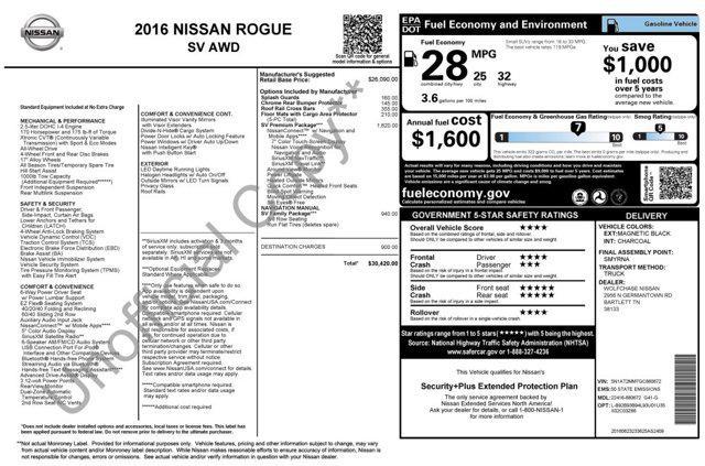 used 2016 Nissan Rogue car, priced at $10,638