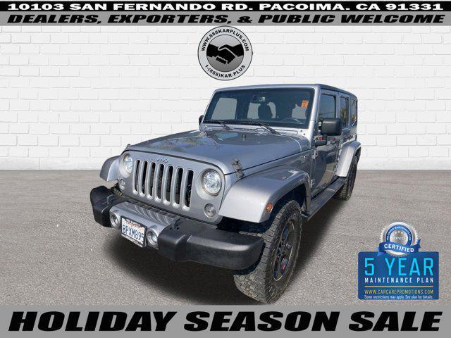 used 2018 Jeep Wrangler JK Unlimited car, priced at $20,777