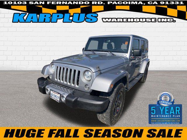 used 2018 Jeep Wrangler JK Unlimited car, priced at $22,447