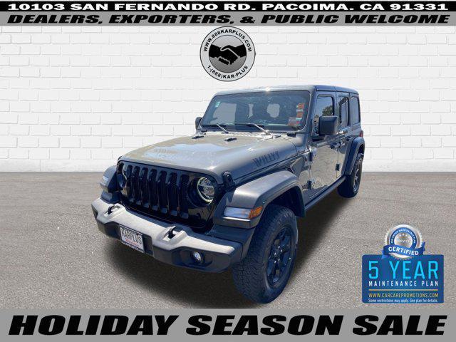 used 2020 Jeep Wrangler Unlimited car, priced at $24,477