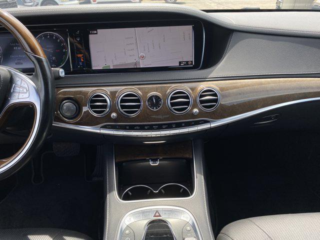 used 2015 Mercedes-Benz S-Class car, priced at $18,000