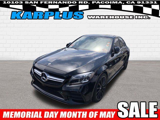 used 2020 Mercedes-Benz AMG C 43 car, priced at $35,997