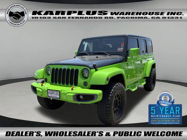used 2018 Jeep Wrangler JK Unlimited car, priced at $17,991