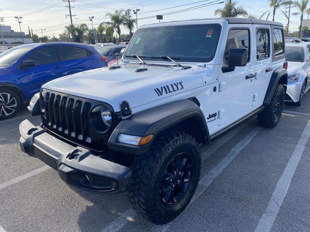 used 2021 Jeep Wrangler Unlimited car, priced at $23,977