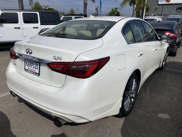 used 2018 INFINITI Q50 car, priced at $18,447