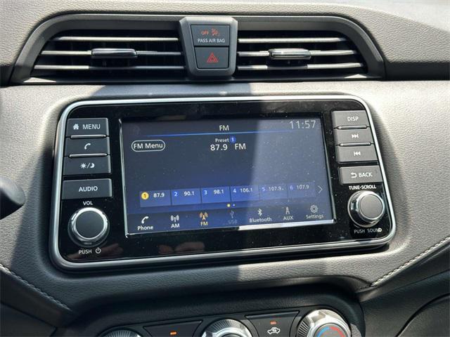 new 2025 Nissan Versa car, priced at $21,617
