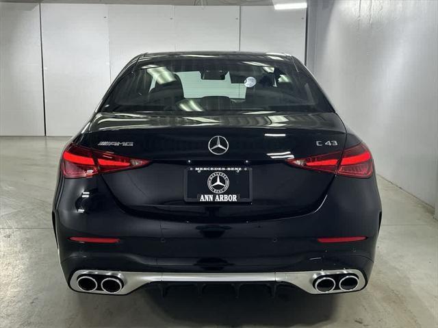 new 2024 Mercedes-Benz AMG C 43 car, priced at $63,991