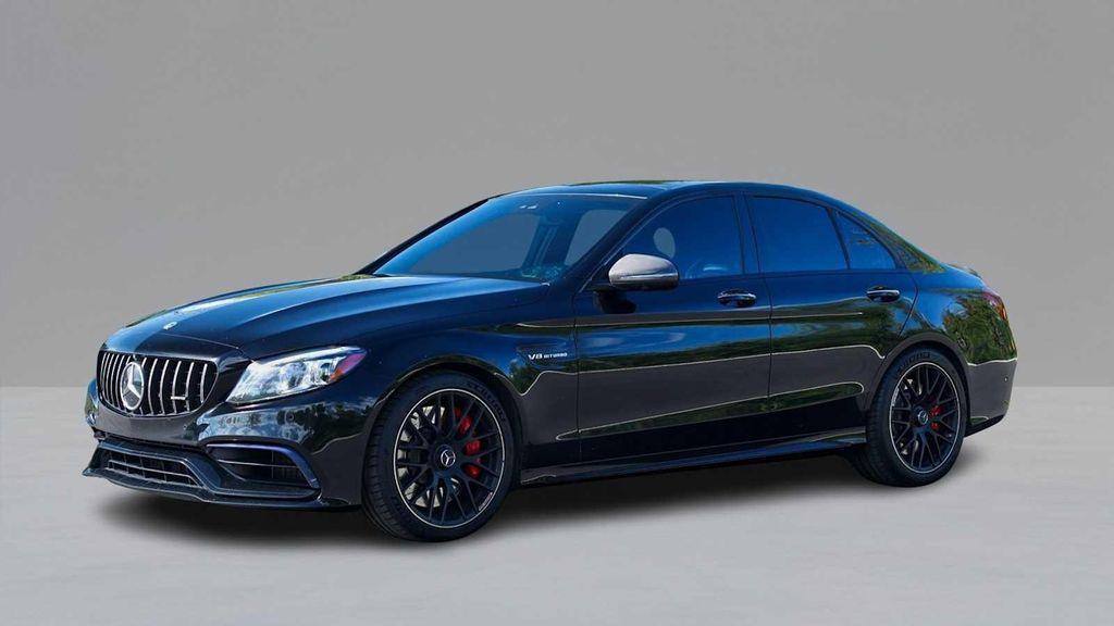 used 2019 Mercedes-Benz AMG C 63 car, priced at $39,999