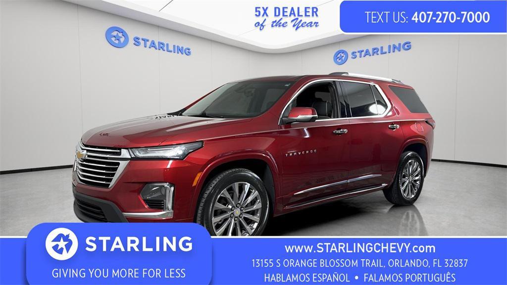 used 2022 Chevrolet Traverse car, priced at $34,629