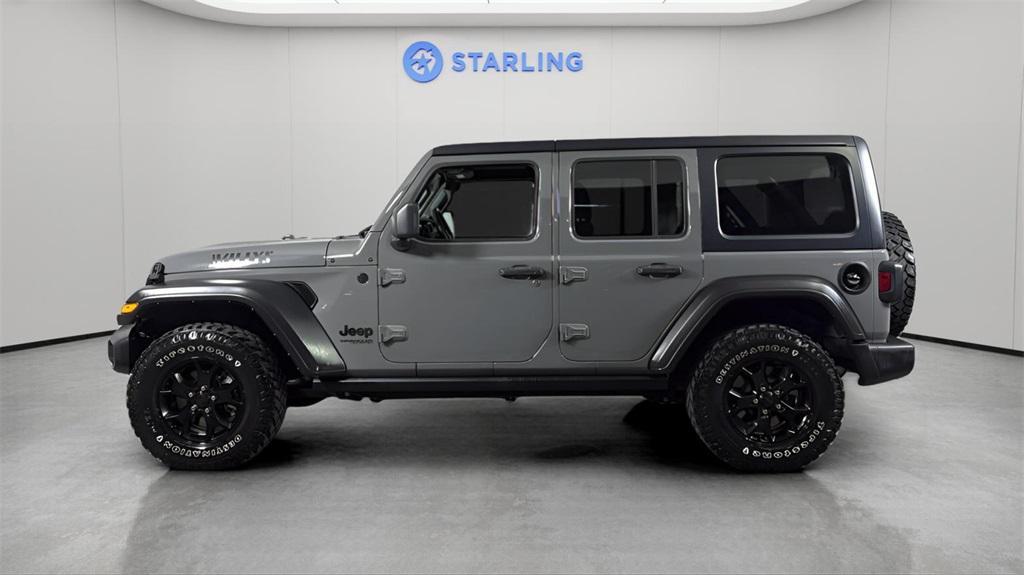 used 2021 Jeep Wrangler car, priced at $24,255