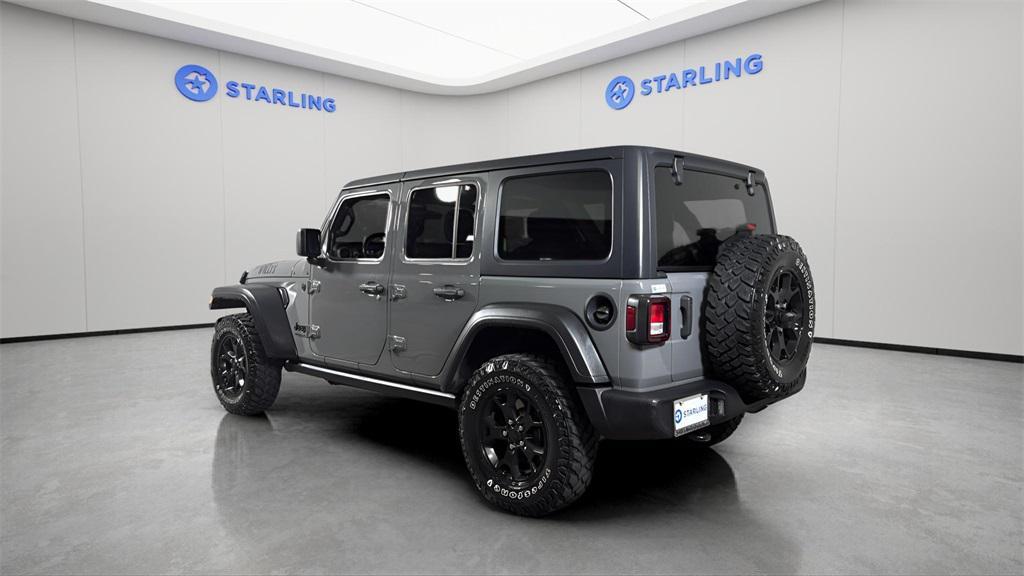 used 2021 Jeep Wrangler car, priced at $24,255