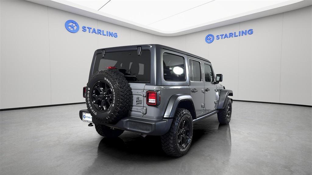used 2021 Jeep Wrangler car, priced at $24,255