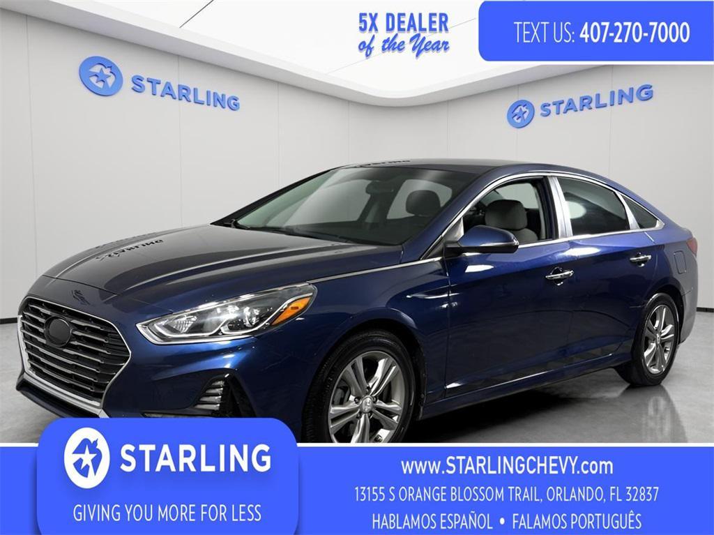 used 2018 Hyundai Sonata car, priced at $9,385