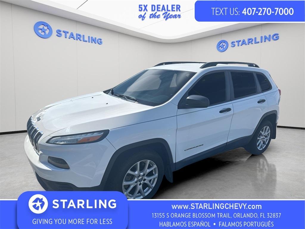 used 2017 Jeep Cherokee car, priced at $12,828