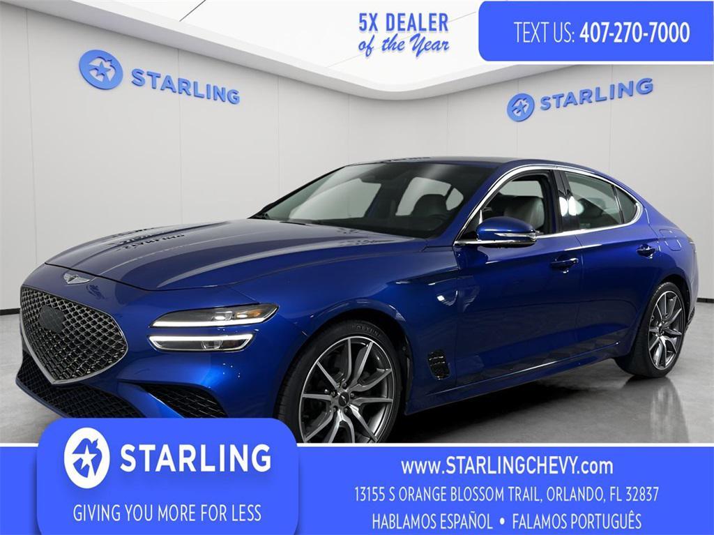 used 2022 Genesis G70 car, priced at $17,889