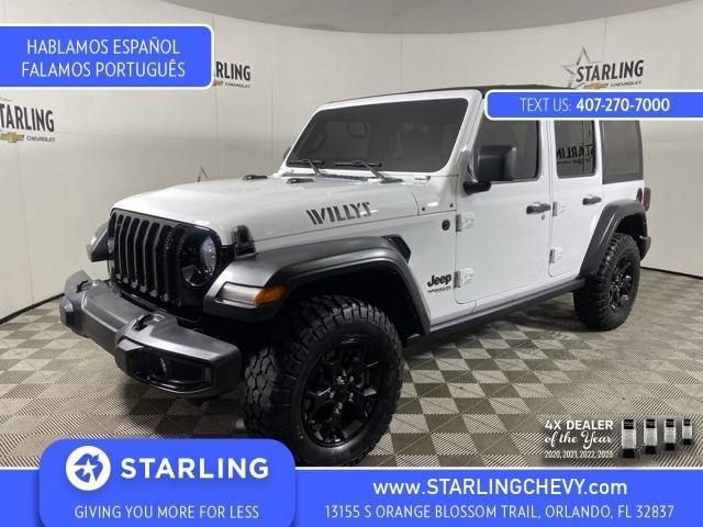 used 2022 Jeep Wrangler Unlimited car, priced at $29,775