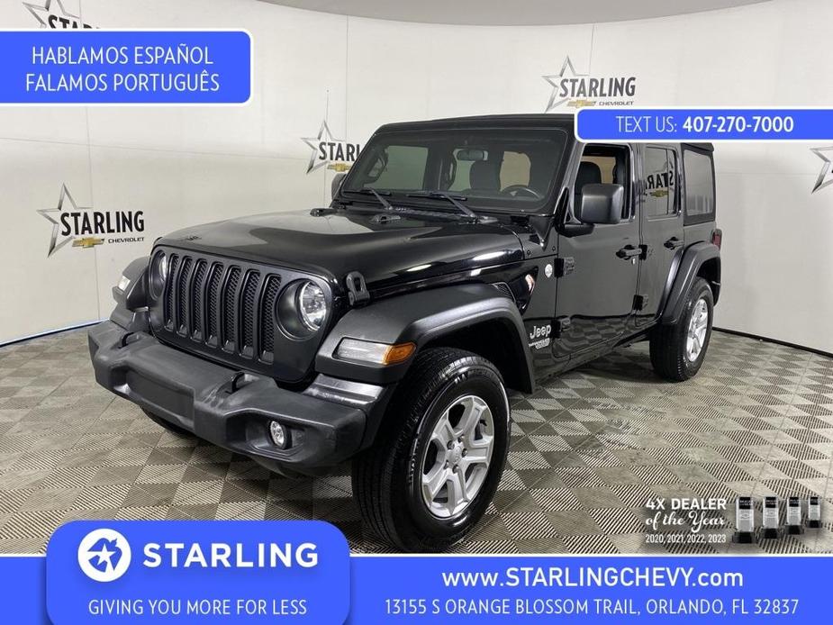 used 2021 Jeep Wrangler Unlimited car, priced at $28,550