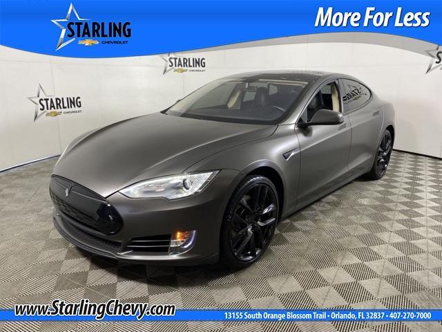 used 2013 Tesla Model S car, priced at $20,705