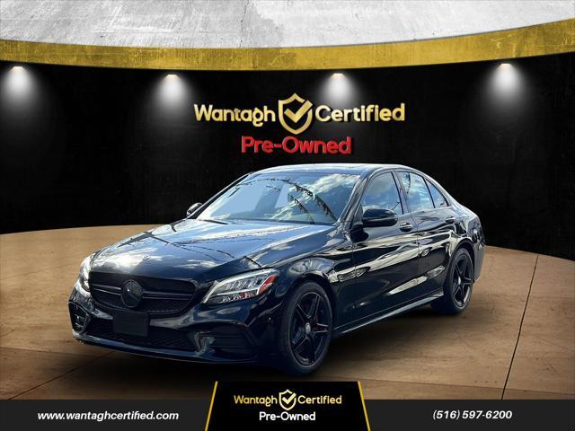 used 2021 Mercedes-Benz AMG C 43 car, priced at $38,795