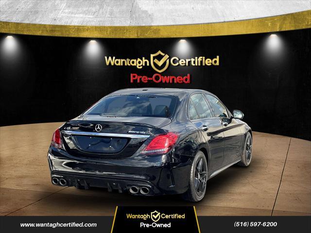 used 2021 Mercedes-Benz AMG C 43 car, priced at $38,795