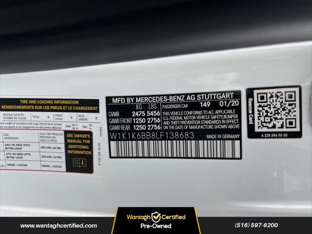 used 2020 Mercedes-Benz AMG E 53 car, priced at $39,995