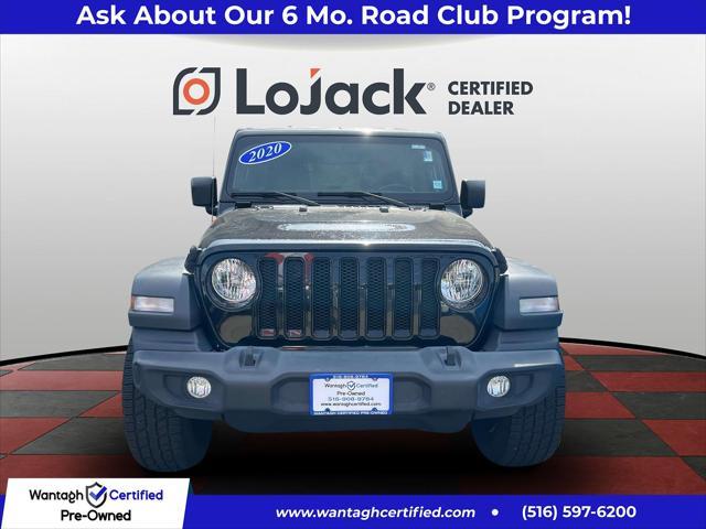 used 2020 Jeep Wrangler Unlimited car, priced at $23,595