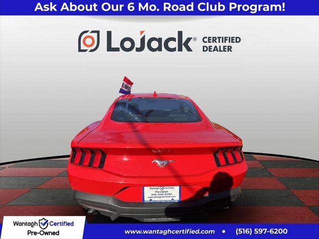 used 2024 Ford Mustang car, priced at $24,995