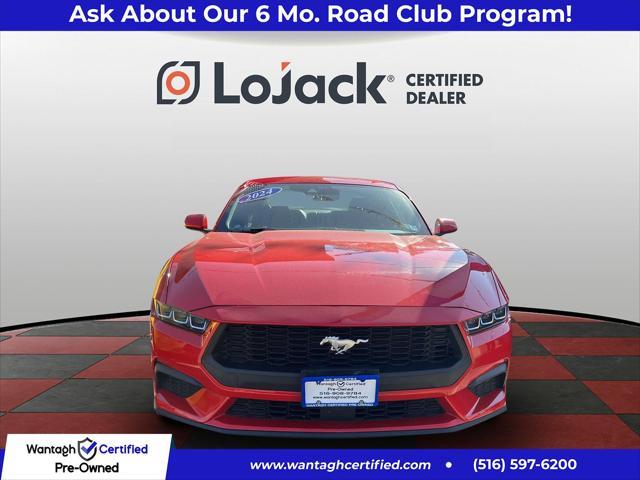 used 2024 Ford Mustang car, priced at $24,995