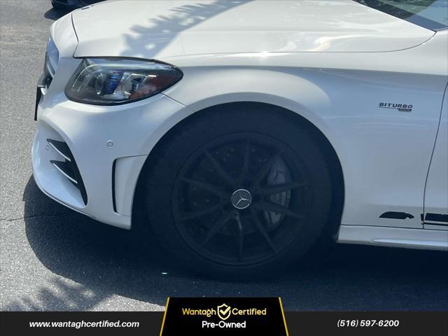 used 2020 Mercedes-Benz AMG C 43 car, priced at $29,995