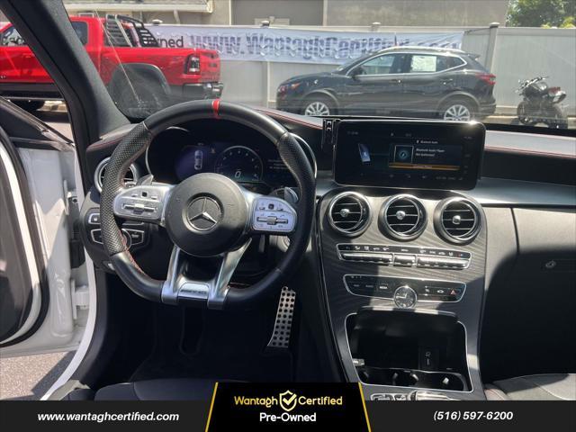 used 2020 Mercedes-Benz AMG C 43 car, priced at $29,995