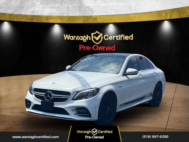 used 2020 Mercedes-Benz AMG C 43 car, priced at $29,995