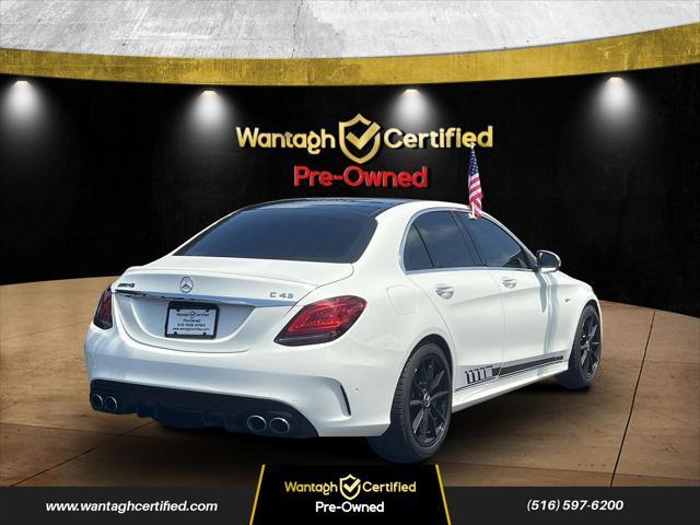 used 2020 Mercedes-Benz AMG C 43 car, priced at $29,995