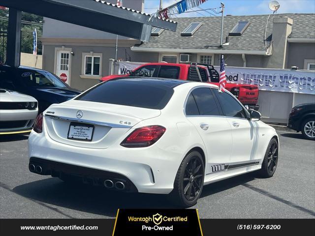 used 2020 Mercedes-Benz AMG C 43 car, priced at $29,995