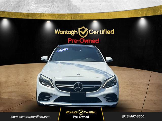 used 2020 Mercedes-Benz AMG C 43 car, priced at $29,995