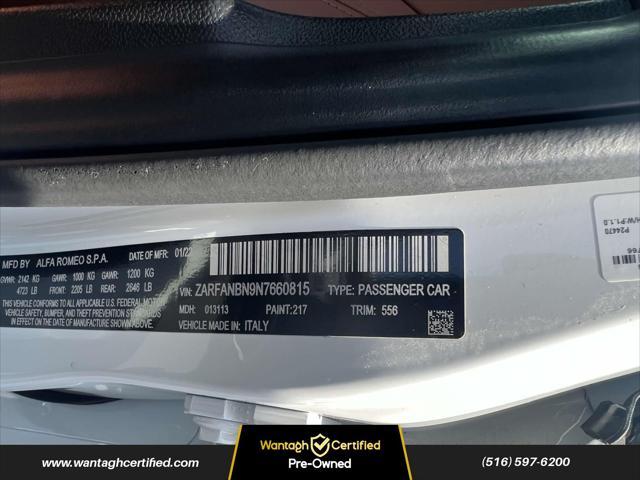 used 2022 Alfa Romeo Giulia car, priced at $20,595