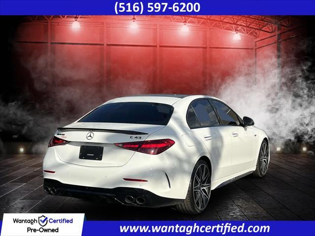 used 2023 Mercedes-Benz AMG C 43 car, priced at $44,995