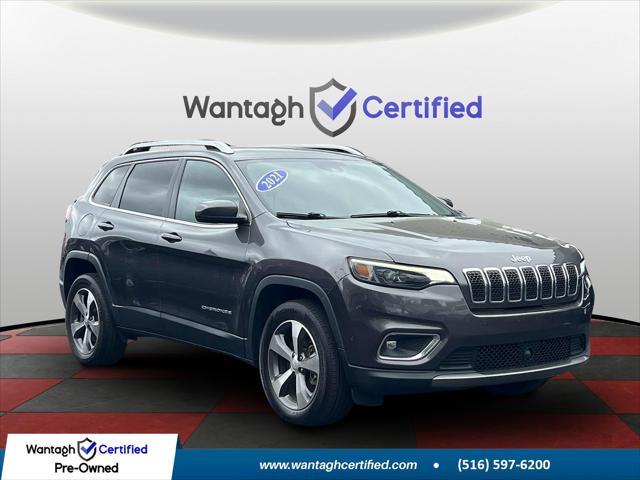 used 2021 Jeep Cherokee car, priced at $21,995