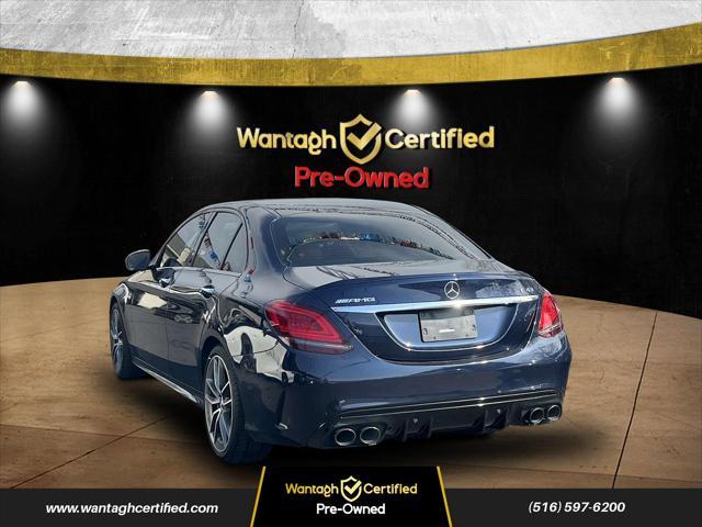 used 2020 Mercedes-Benz AMG C 43 car, priced at $29,995