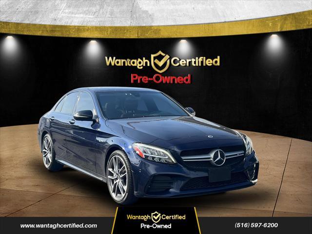 used 2020 Mercedes-Benz AMG C 43 car, priced at $29,995