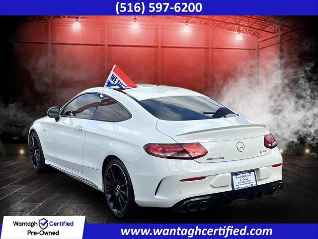 used 2021 Mercedes-Benz AMG C 43 car, priced at $34,295