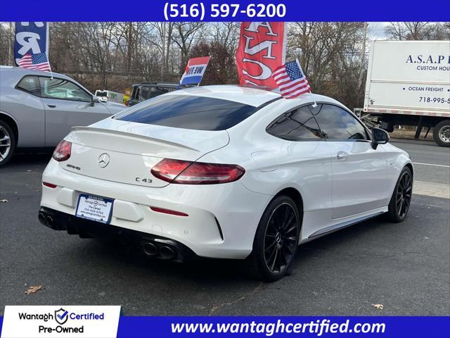 used 2021 Mercedes-Benz AMG C 43 car, priced at $34,295