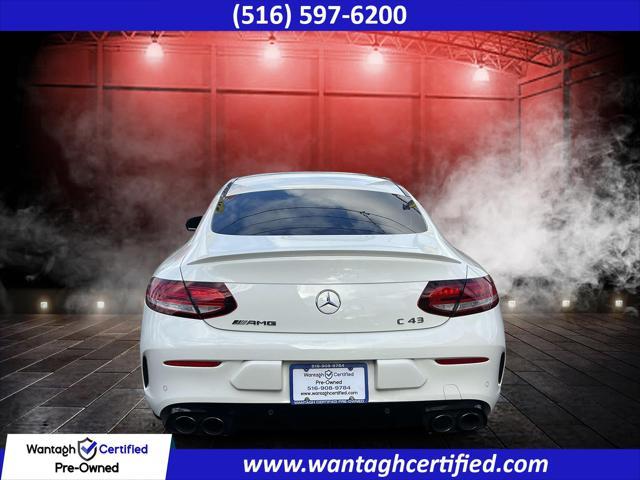 used 2021 Mercedes-Benz AMG C 43 car, priced at $34,295