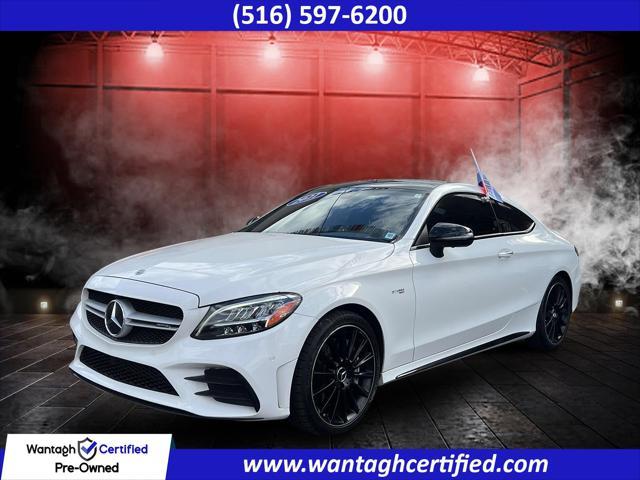 used 2021 Mercedes-Benz AMG C 43 car, priced at $34,295