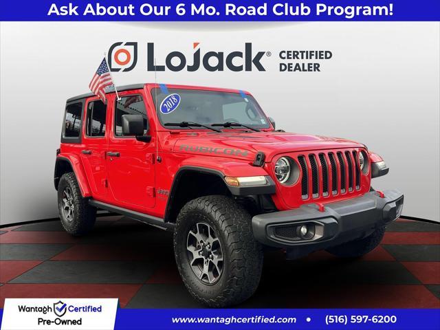 used 2018 Jeep Wrangler Unlimited car, priced at $29,295