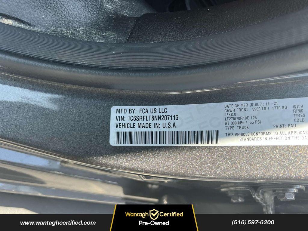 used 2022 Ram 1500 car, priced at $39,895