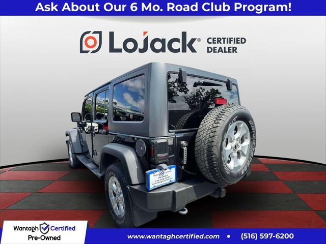 used 2013 Jeep Wrangler Unlimited car, priced at $13,295