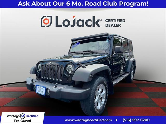 used 2013 Jeep Wrangler Unlimited car, priced at $13,295