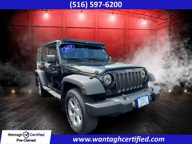 used 2013 Jeep Wrangler Unlimited car, priced at $12,595