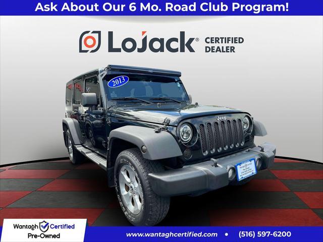 used 2013 Jeep Wrangler Unlimited car, priced at $13,295